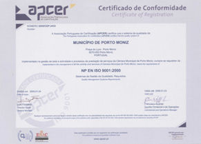 Certifica��o Porto Moniz