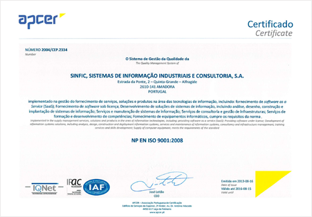 Certificado de Conformidade